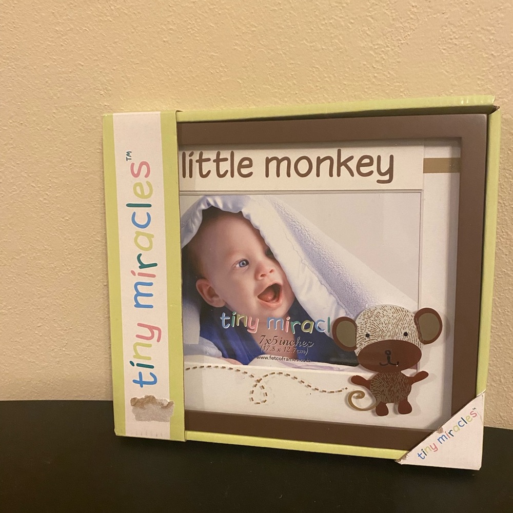 Photo Frame Tiny Miracles Little  Monkey